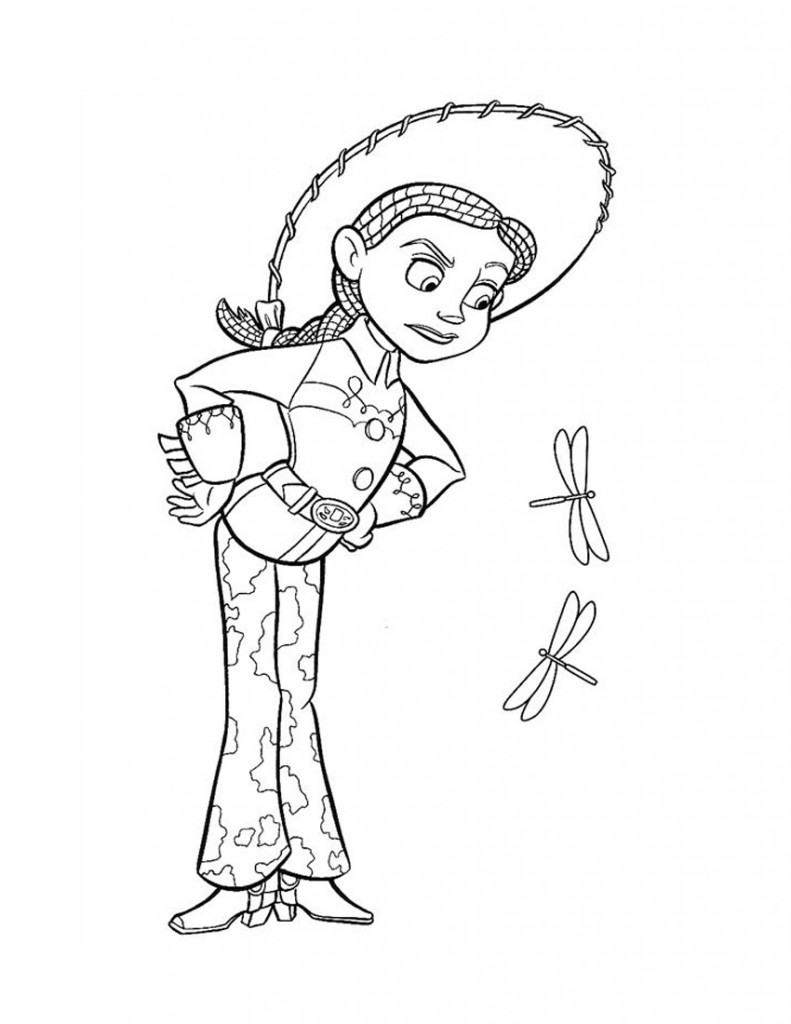 Plansa de colorat cu Toy Story 102 5